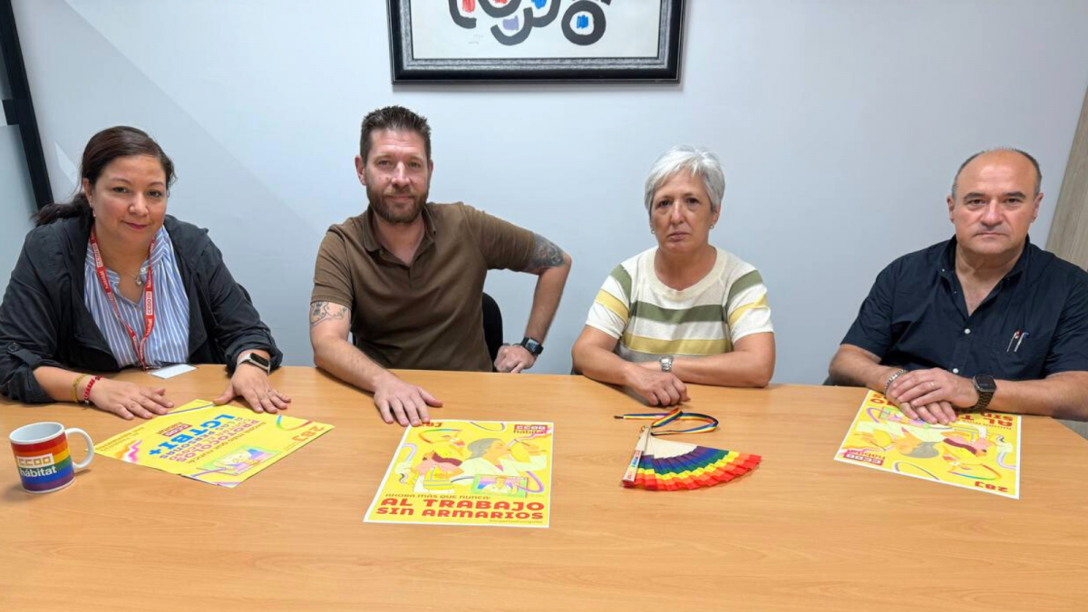 CCOO del Hbitat se suma a la campaa confederal del Orgullo LGTBI+ 2025: "Al trabajo sin armarios