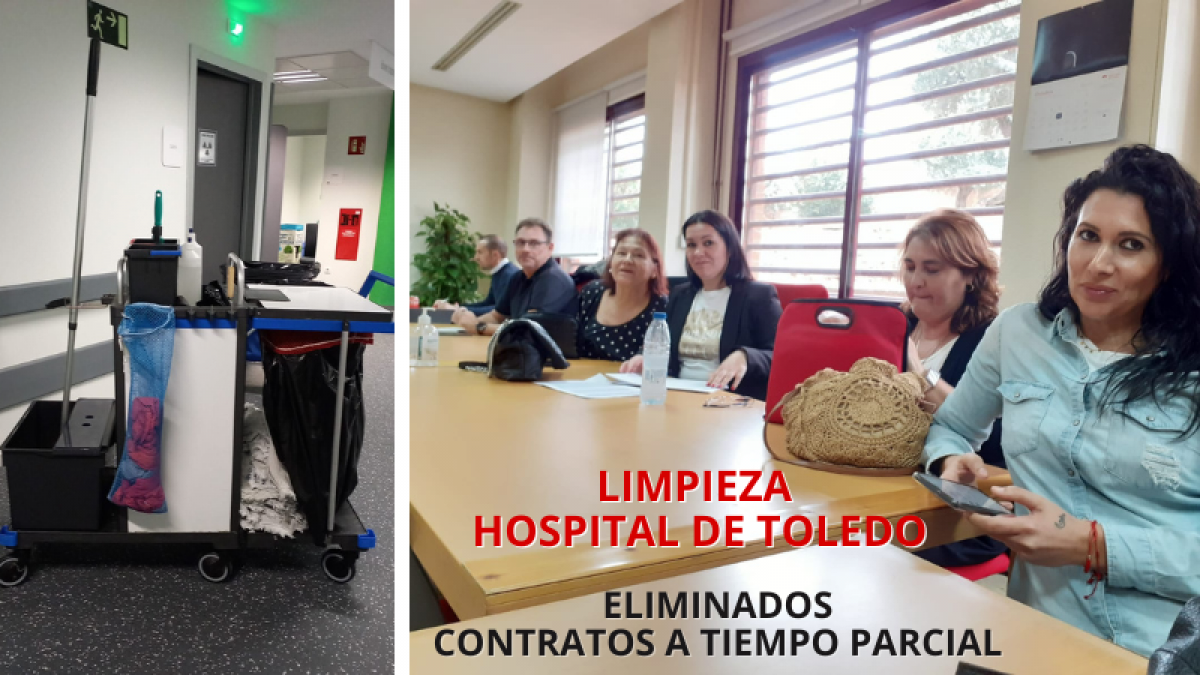 Jornada completa para toda la plantilla de la contrata de Limpieza del Hospital de Toledo