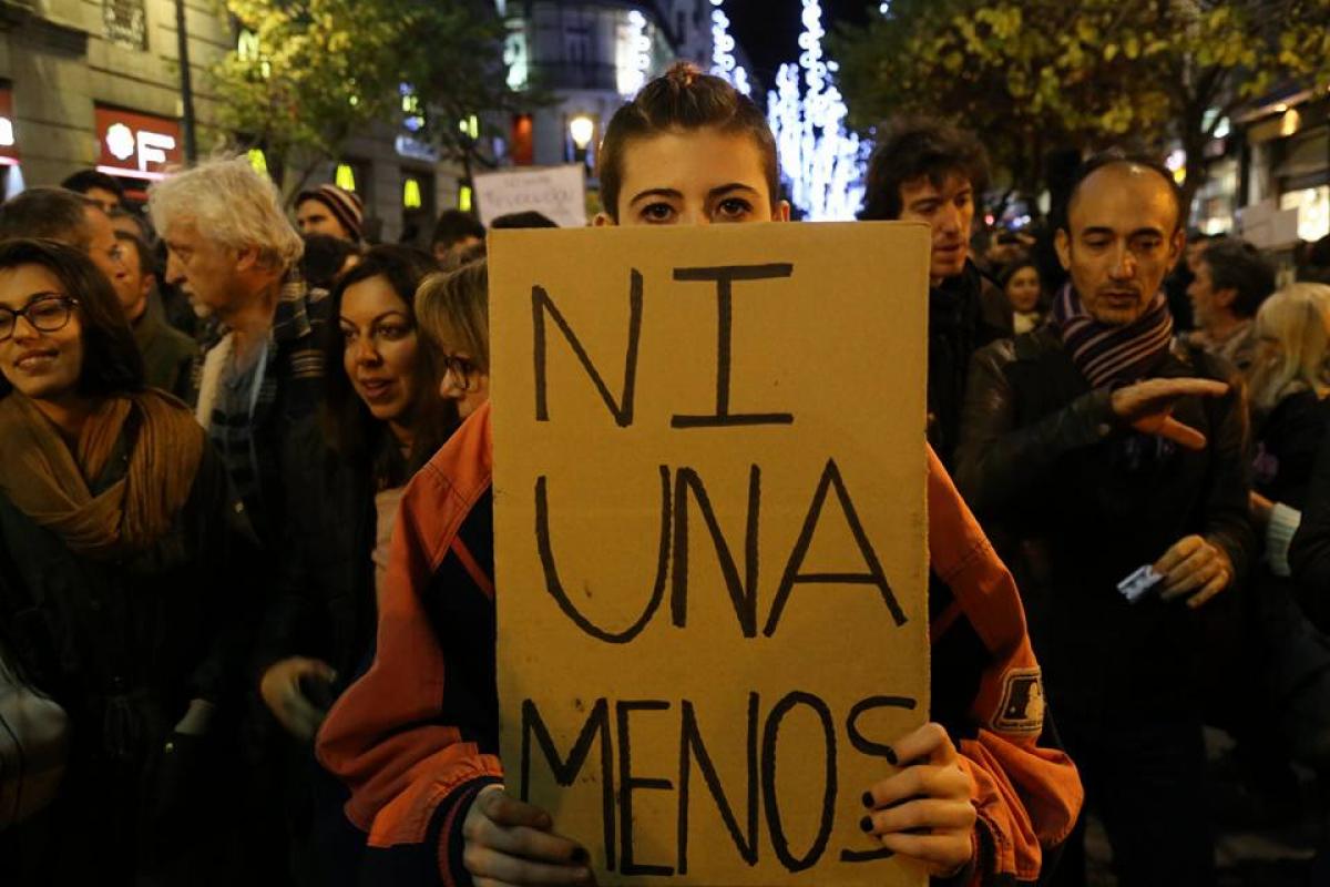 Manifestación del 25N en Madrid