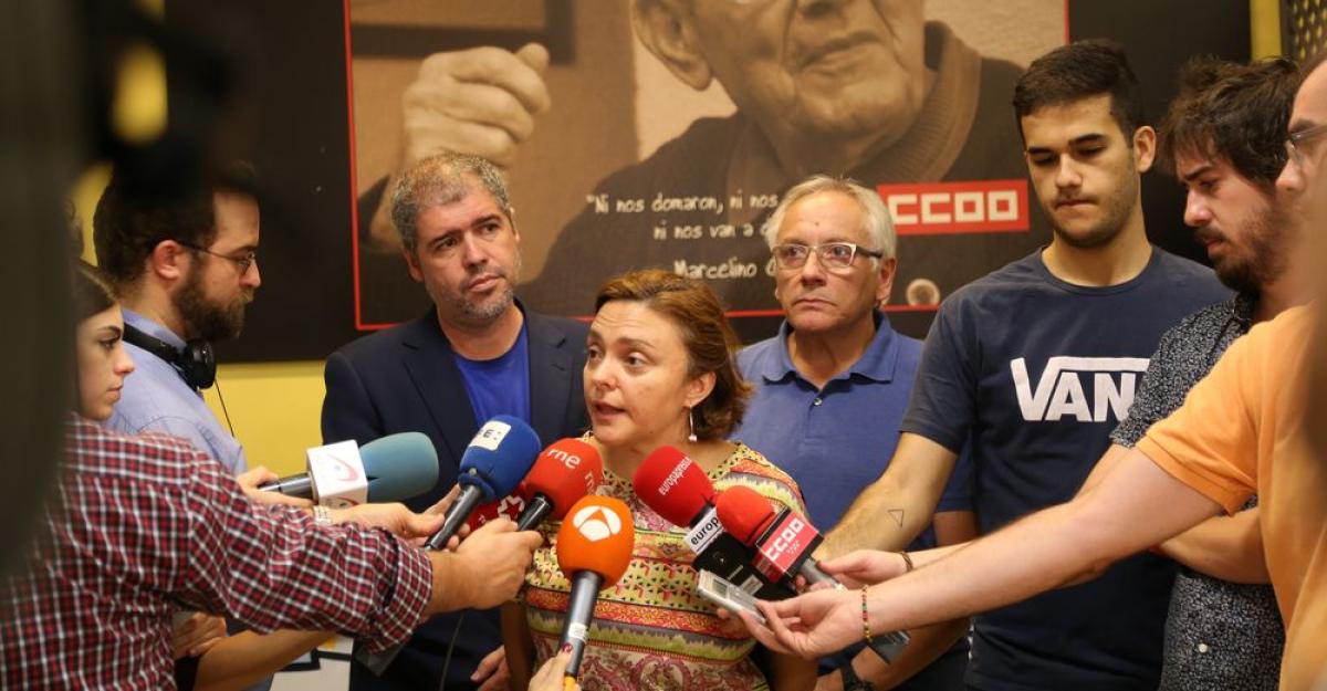 Eva Pérez, secretaria de Empleo de CCOO de Madrid