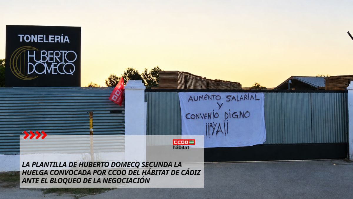 Huelga en Huberto Domecq ante el bloqueo de la negociación
