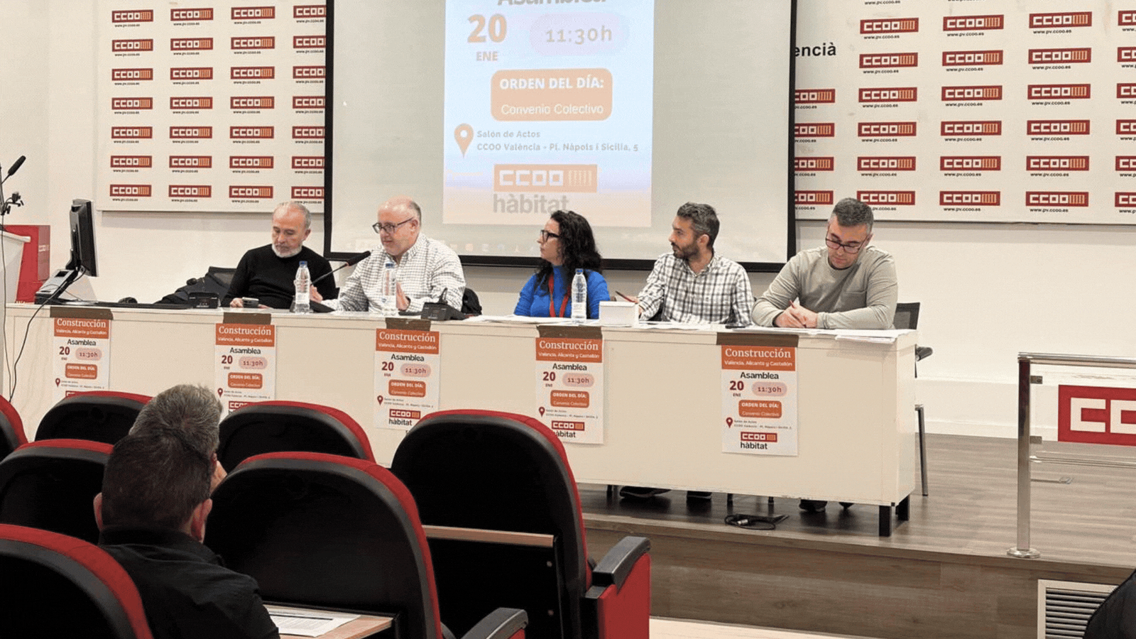 CCOO de l’Hàbitat del País Valencià reúne al sector de la Construcción para analizar la negociación del convenio estatal