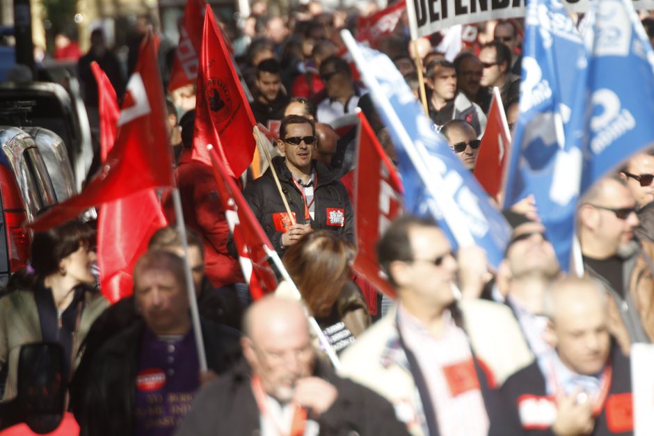 Manifestación de la plantilla de la EMT por un transporte público y de calidad 26/11/2015
