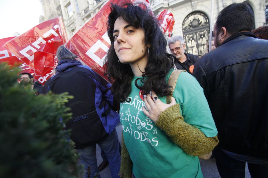 Concentración contra la LOMCE y las reformas educativas