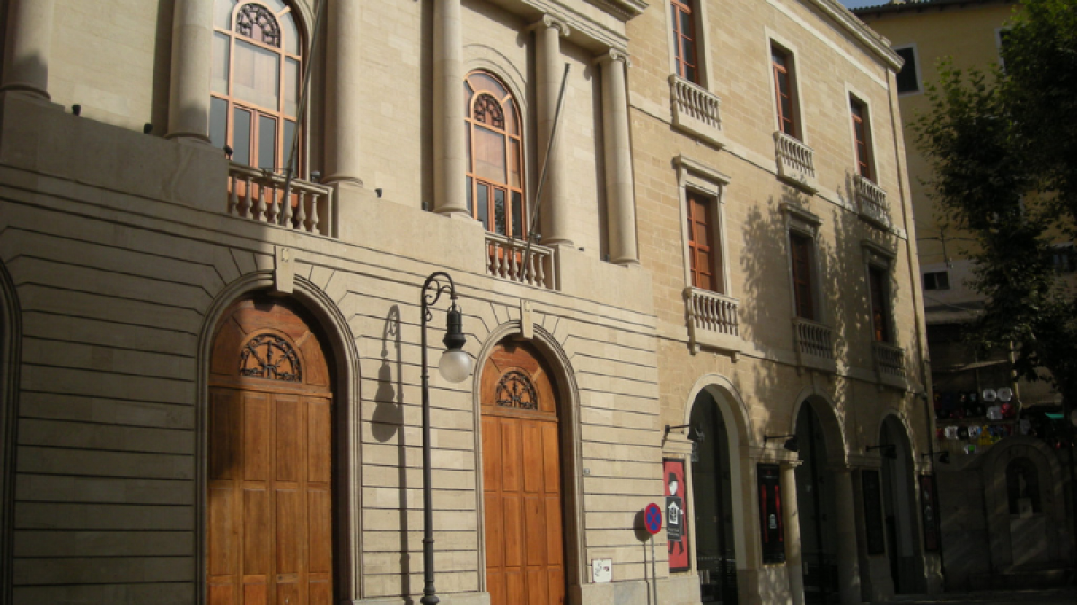 Movilizaciones de los vigilantes de seguridad del Teatro Principal de Palma de Mallorca