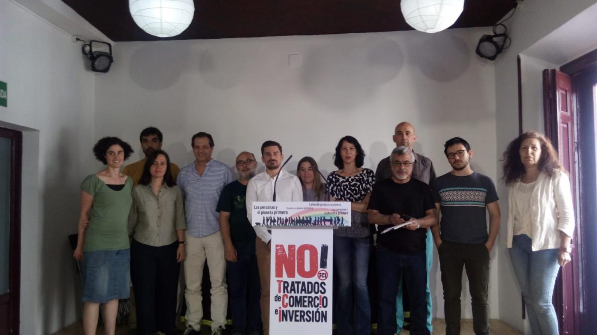 CCOO dice “No a los Tratados de Comercio e Inversión”
