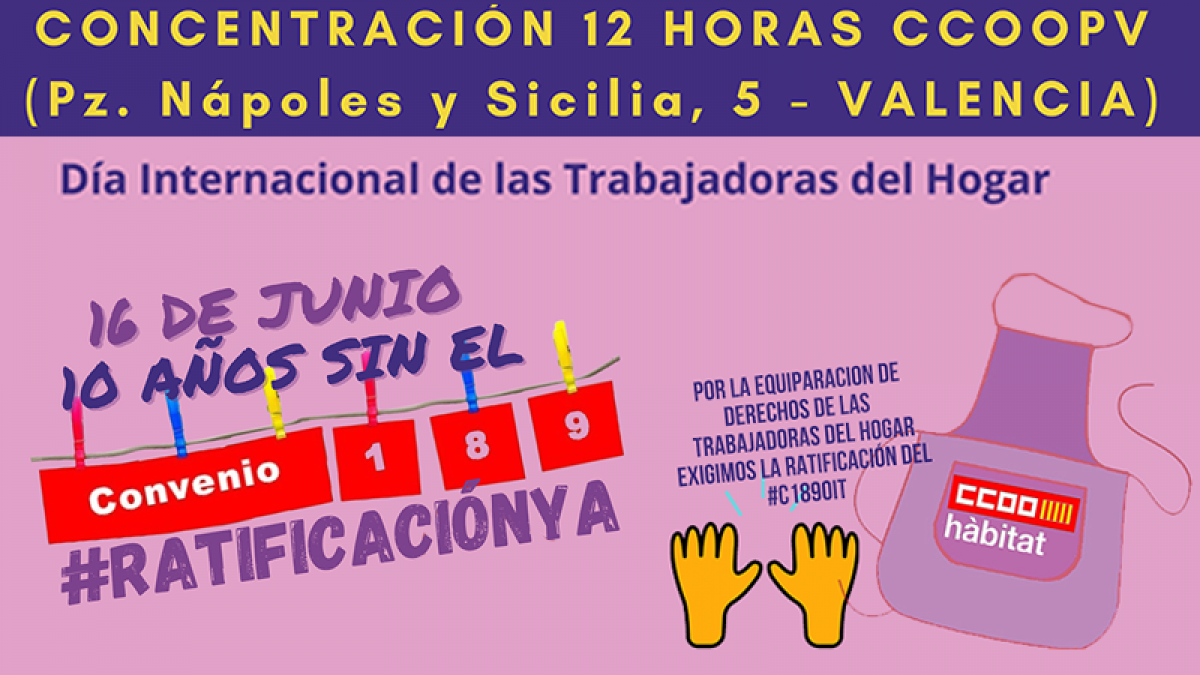 Las trabajadoras del hogar llevan 10 años esperando a que España ratifique el Convenio 189 de la OIT
