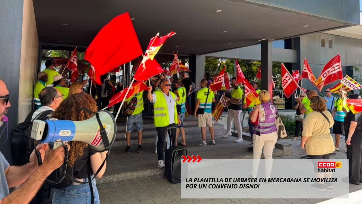 Alcanzado un acuerdo en Urbaser Mercabarna tras las movilizaciones de la plantilla