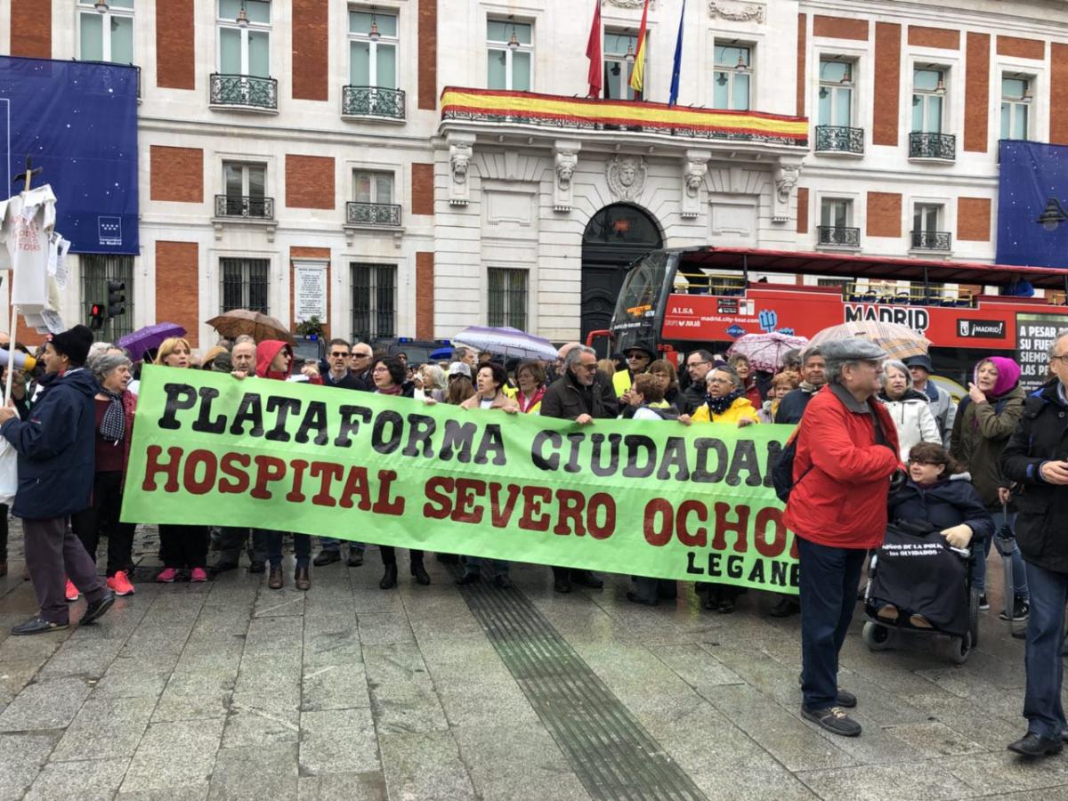 Concentración en la Puerta del Sol