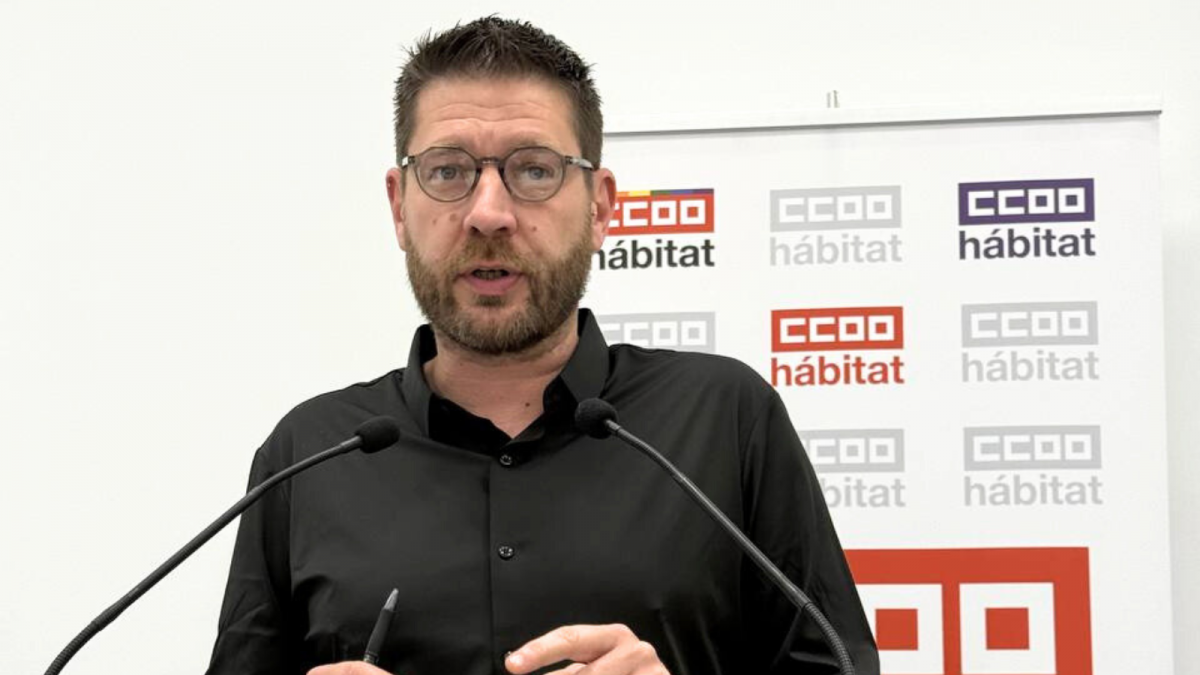 Daniel Barragán Burgui, cerrando el turno de palabras de los secretarios generales territoriales.