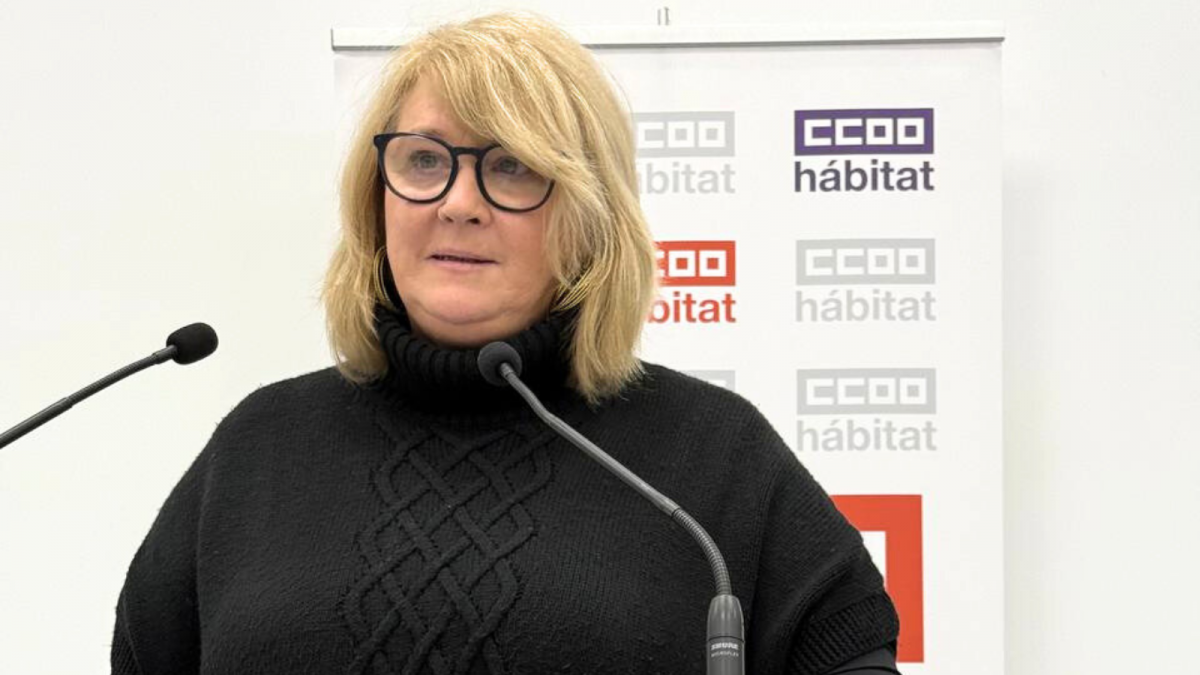 Isabel Gutiérrez Muela, secretaria general de CCOO del Hábitat de Catalunya.
