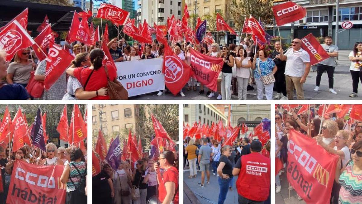 CCOO reivindica un conveni digne per a ms de 9.000 persones de la Neteja a Alacant