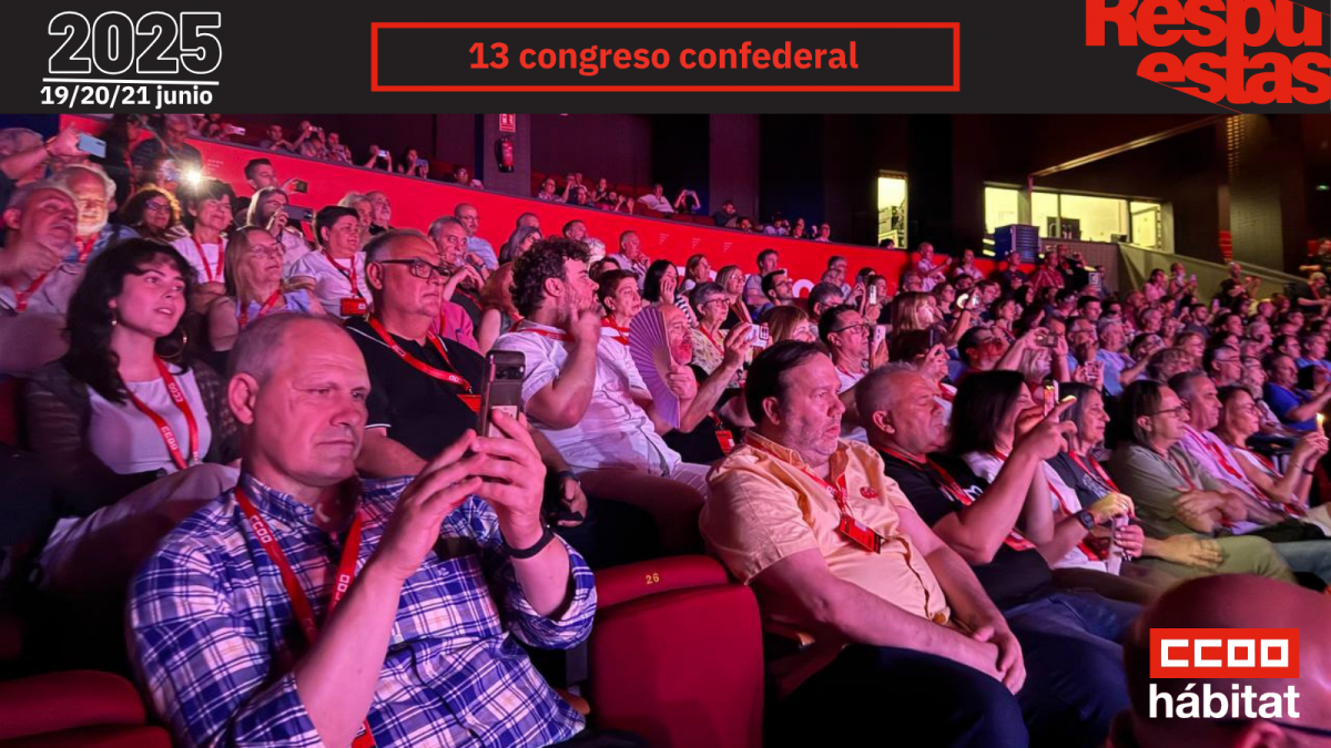 CCOO del Hbitat en el 13 Congreso Confederal