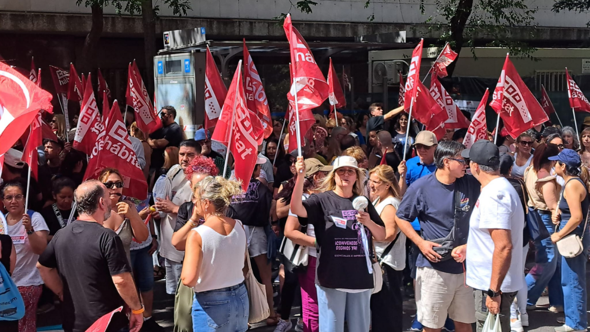 Manifestación Limpieza Edificios y Locales Madrid