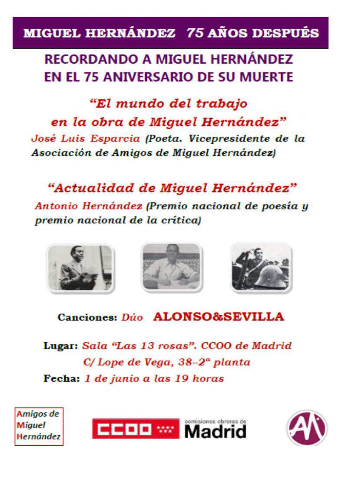 Miguel Hernández, 75 años después