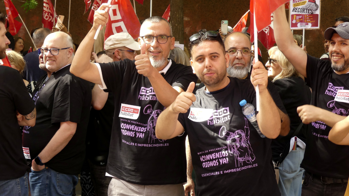Manifestación Limpieza Edificios y Locales Madrid