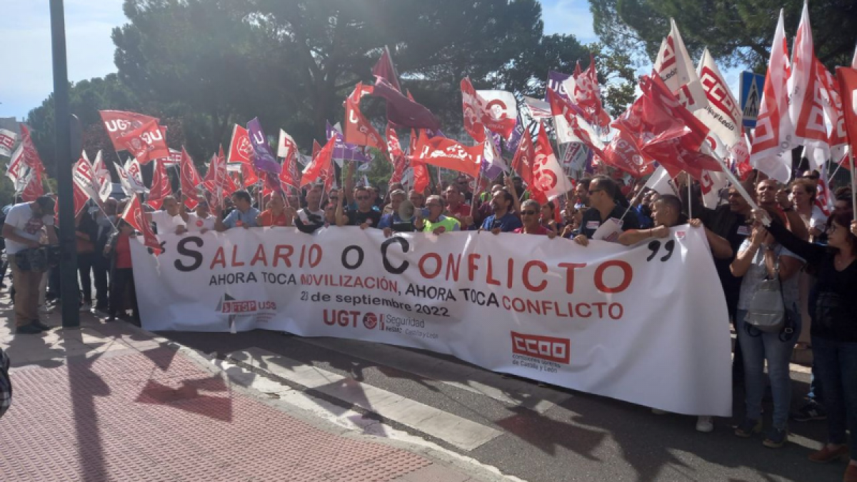 Manifestacin Seguridad Privada Castilla y Len