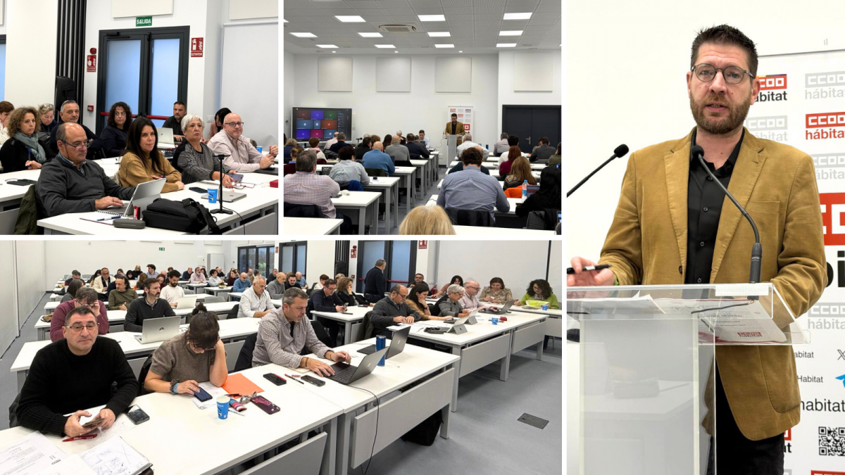 CCOO del Hábitat cierra el año con un Consejo Federal reivindicativo