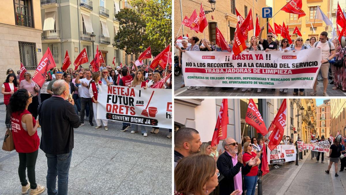 CCOO de l’Hàbitat del País Valencià reclama l’actualització del Conveni de Neteja d’Edificis i Locals de València