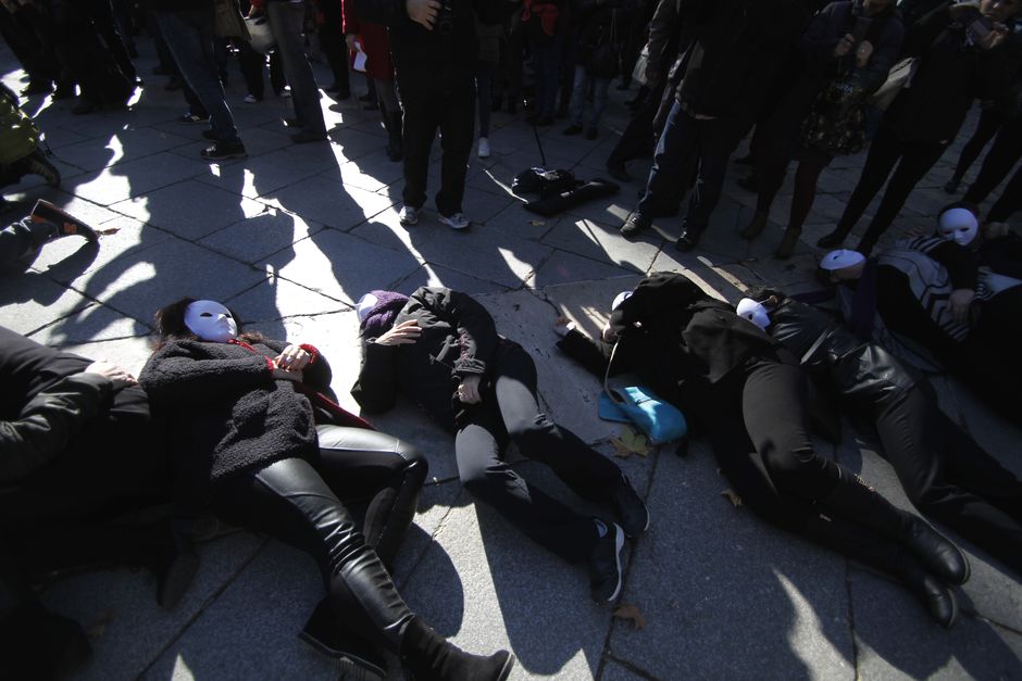 Concentración 25 Noviembre Día Internacional contra la violencia de Género, Madrid