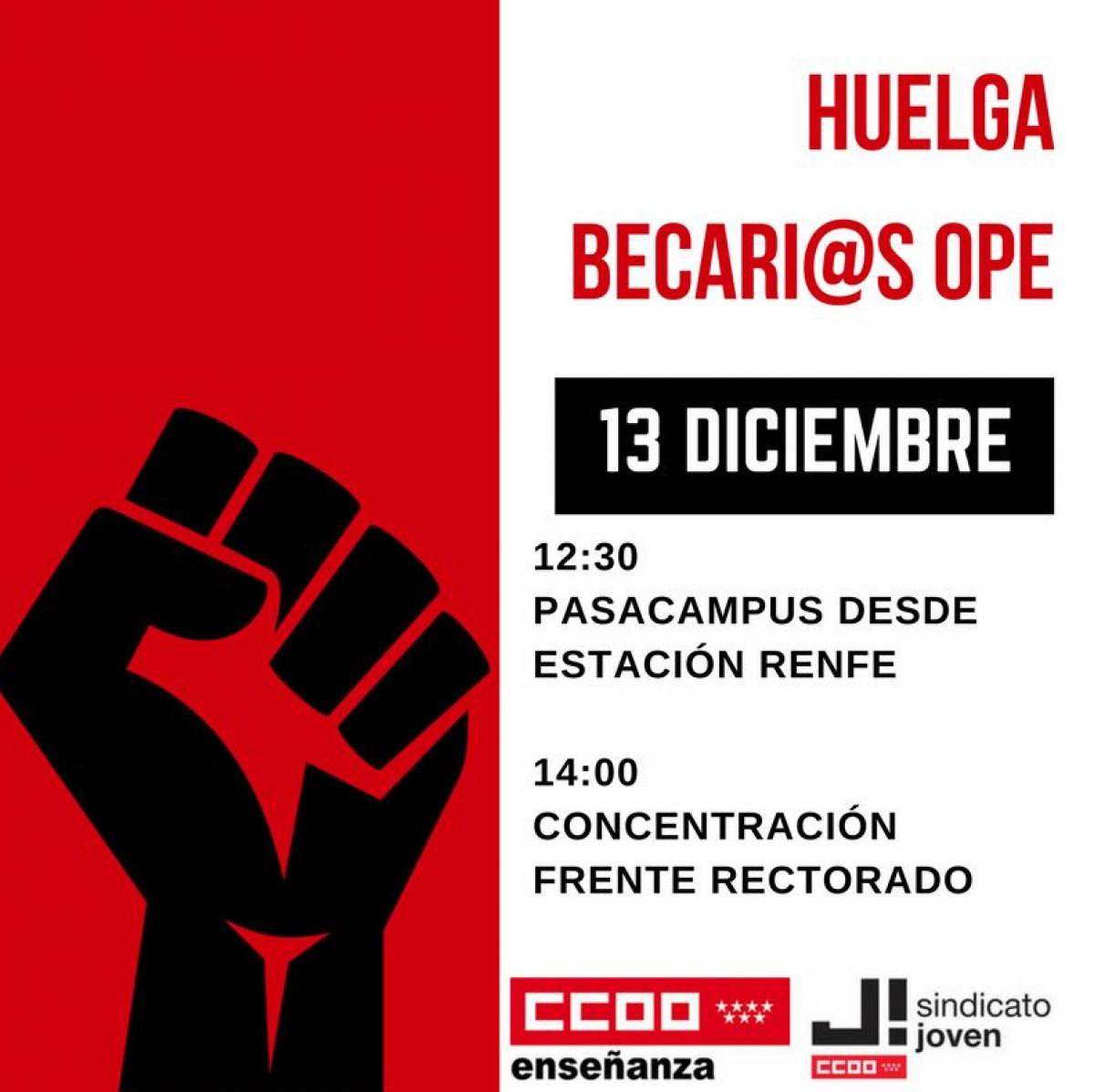 Apoyo a los y las becarios OPE de la Universidad Autónoma de Madrid