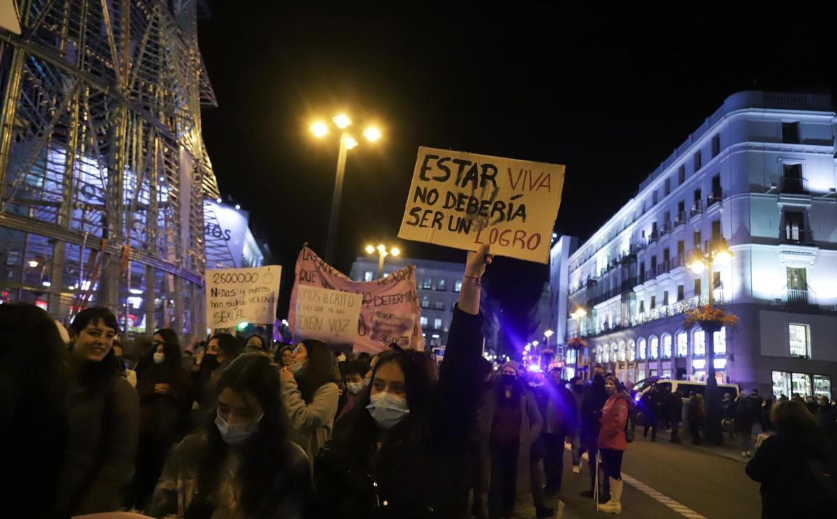Manifestación del 25N en Madrid
