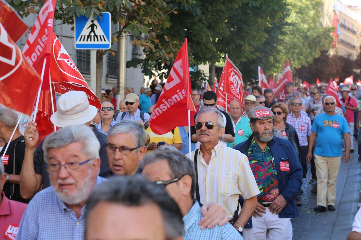 Manifestación por las pensiones presentes y futuras, 1-10-2018