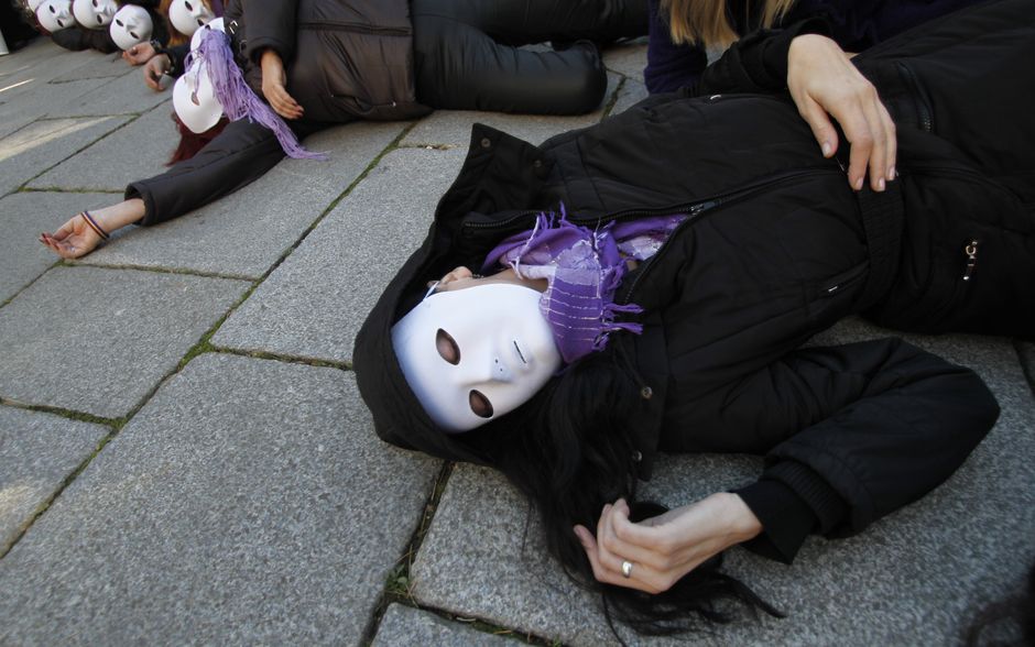 Concentración 25 Noviembre Día Internacional contra la violencia de Género, Madrid
