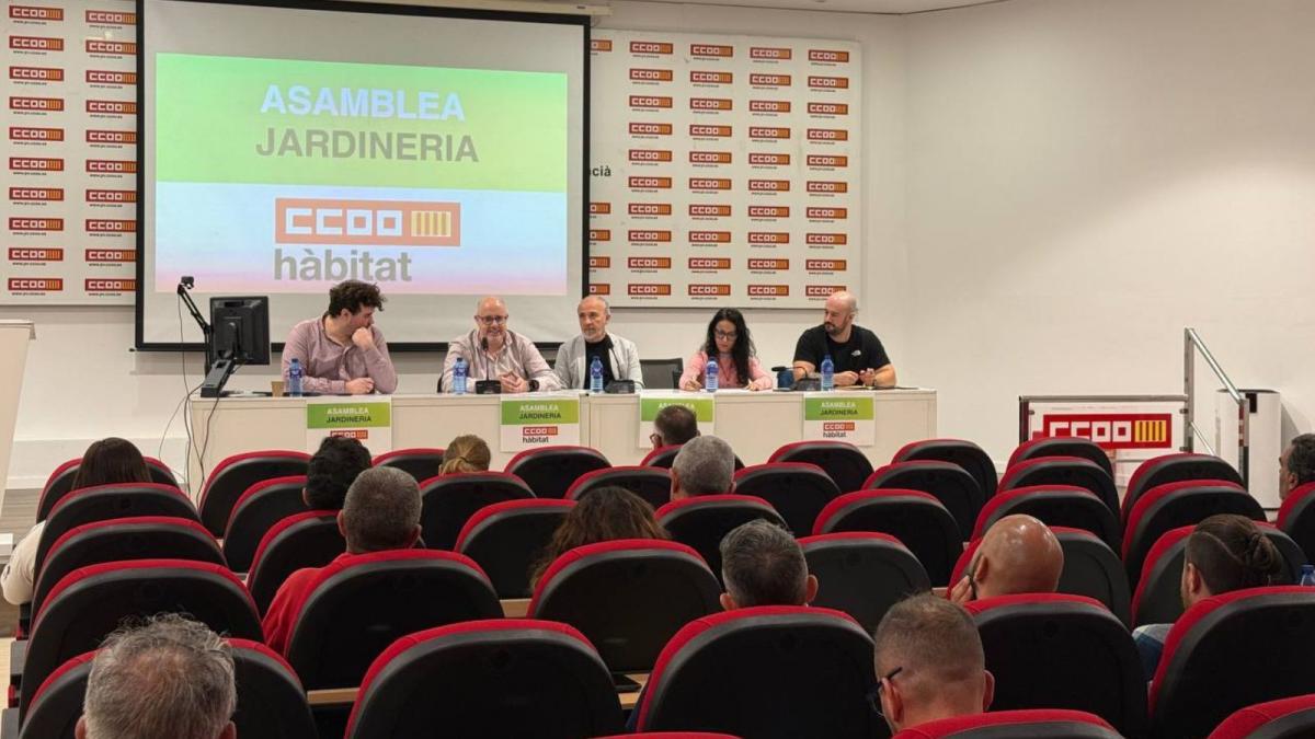 CCOO del Hàbitat celebra a València una assemblea per explicar els avanços del nou Conveni Estatal de Jardineria