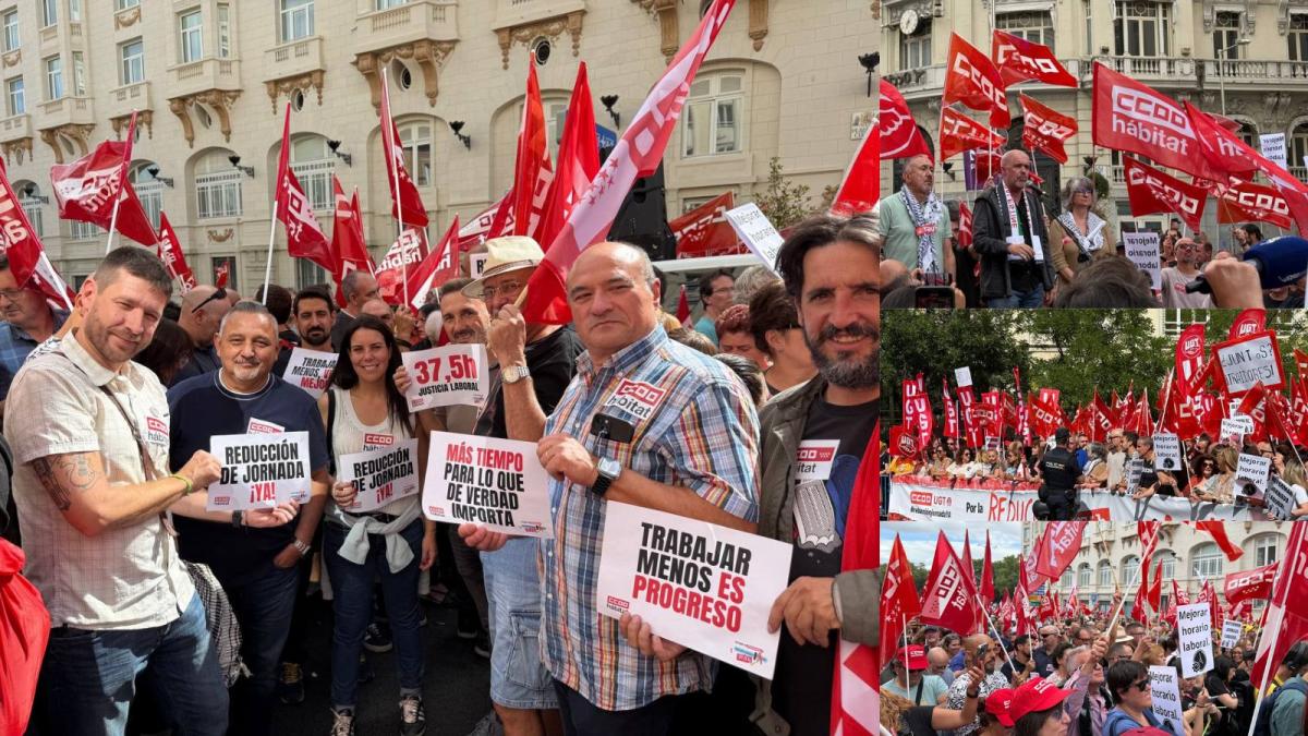 Concentracin por la Reduccin de Jornada en Madrid