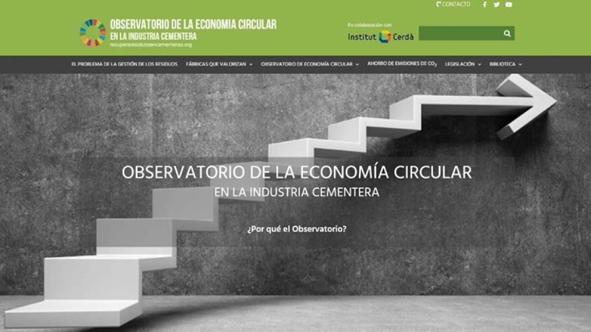 Ya está en marcha el Observatorio de la economía circular de la industria cementera en España