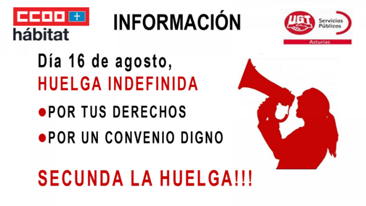 Huelga indefinida en Atención Domiciliaria, Centros de Día y Afines de Asturias