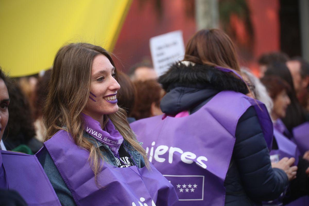 Manifestacion 8M, Día Internacional de la Mujer Trabajadora, Madrid 2019