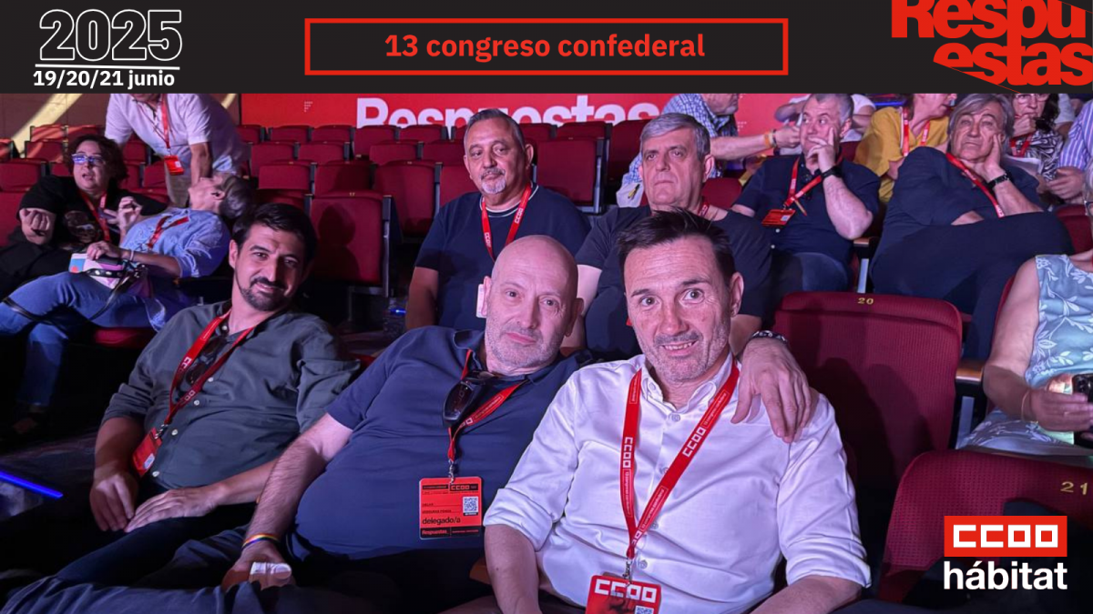 CCOO del Hbitat en el 13 Congreso Confederal