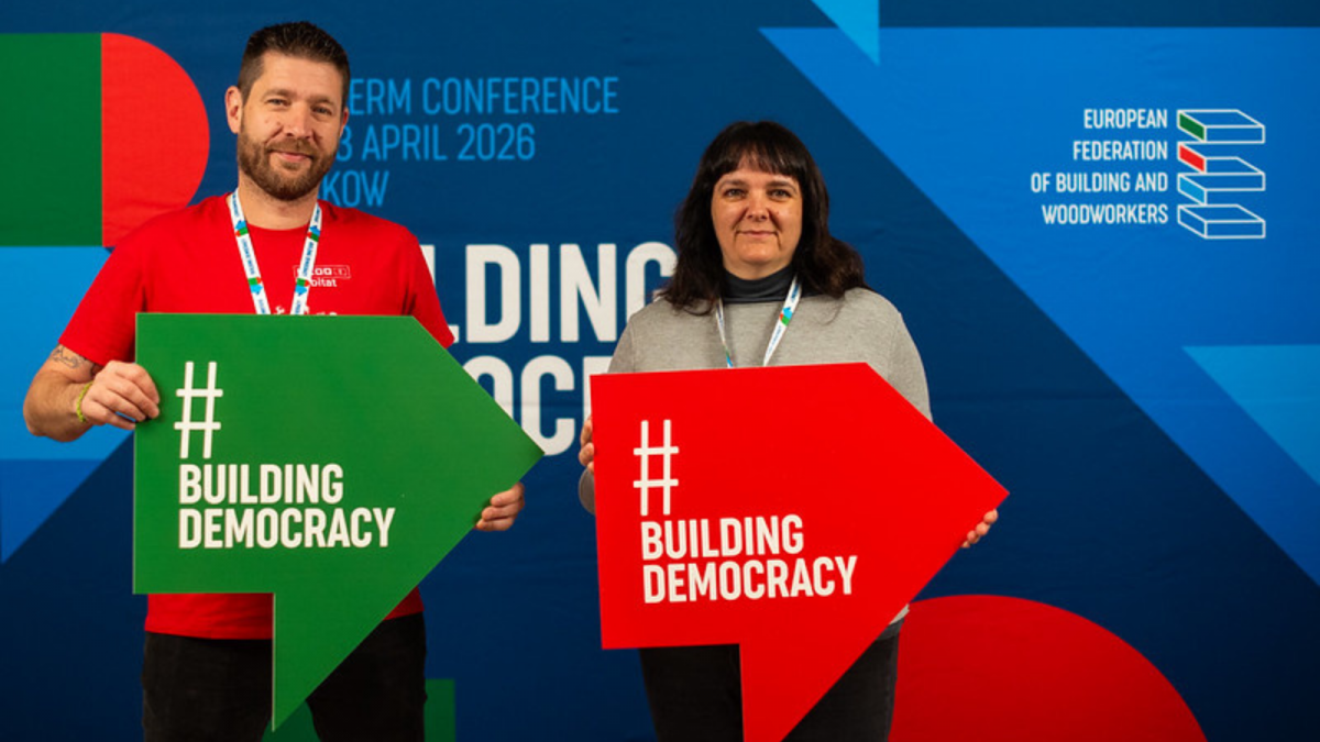 CCOO del Hábitat participa en la Conferencia de mitad de mandato de la Federación Europea de Trabajadores de la Construcción y la Madera (FETCM)