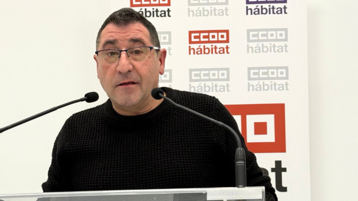 Arturo Salinas Fernández, secretario general de CCOO del Hábitat de Euskadi