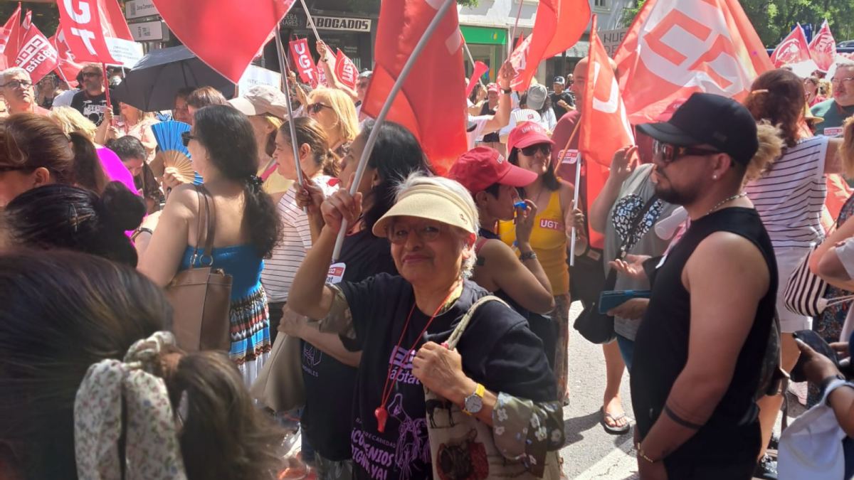 Manifestación Limpieza Edificios y Locales Madrid