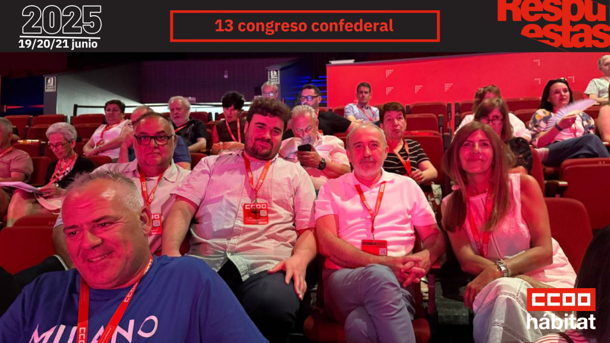 CCOO del Hbitat en el 13 Congreso Confederal