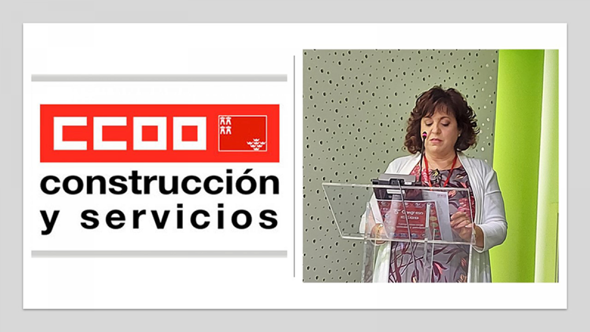 María Fernández nueva Secretaria General de CCOO de Construcción y Servicios de Murcia