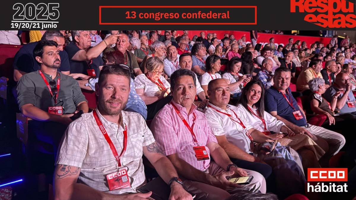 CCOO del Hbitat en el 13 Congreso Confederal
