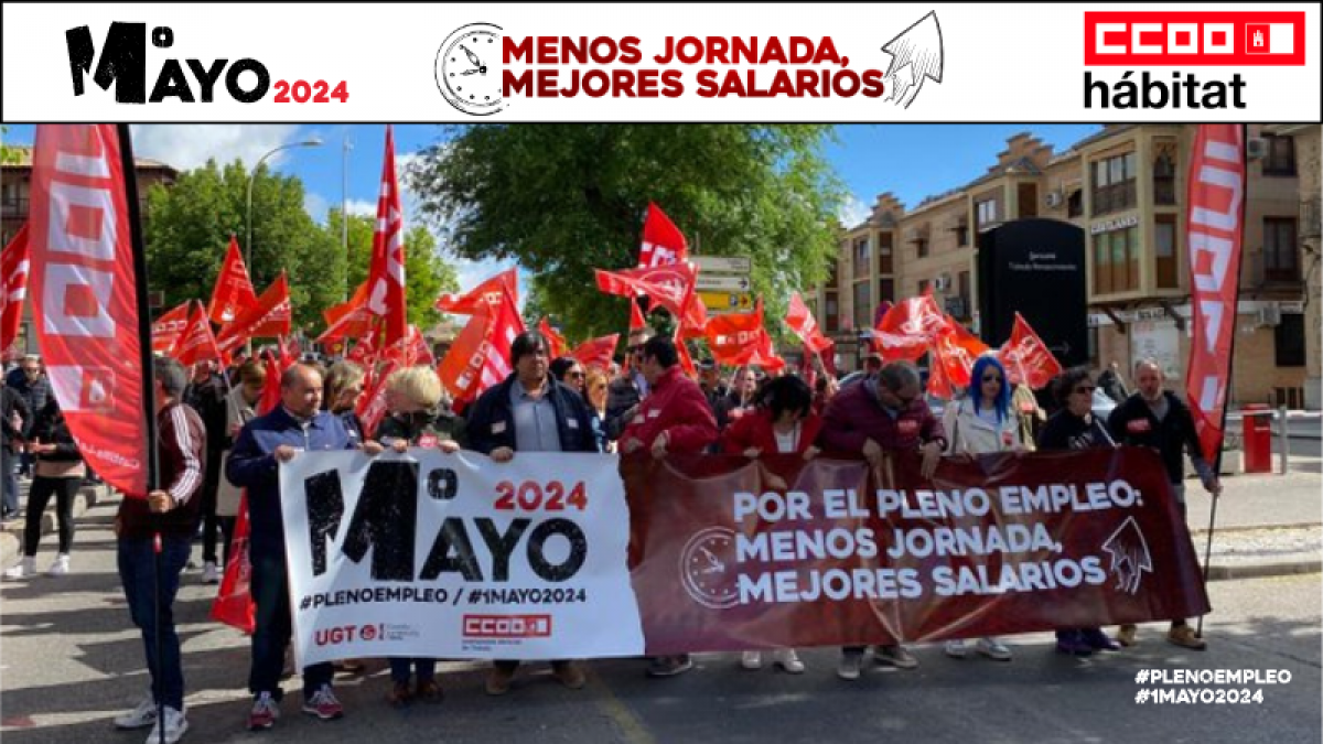 1 de Mayo CCOO del Hbitat Castilla La-Mancha