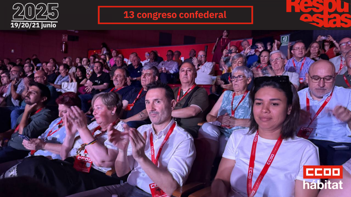 CCOO del Hbitat en el 13 Congreso Confederal