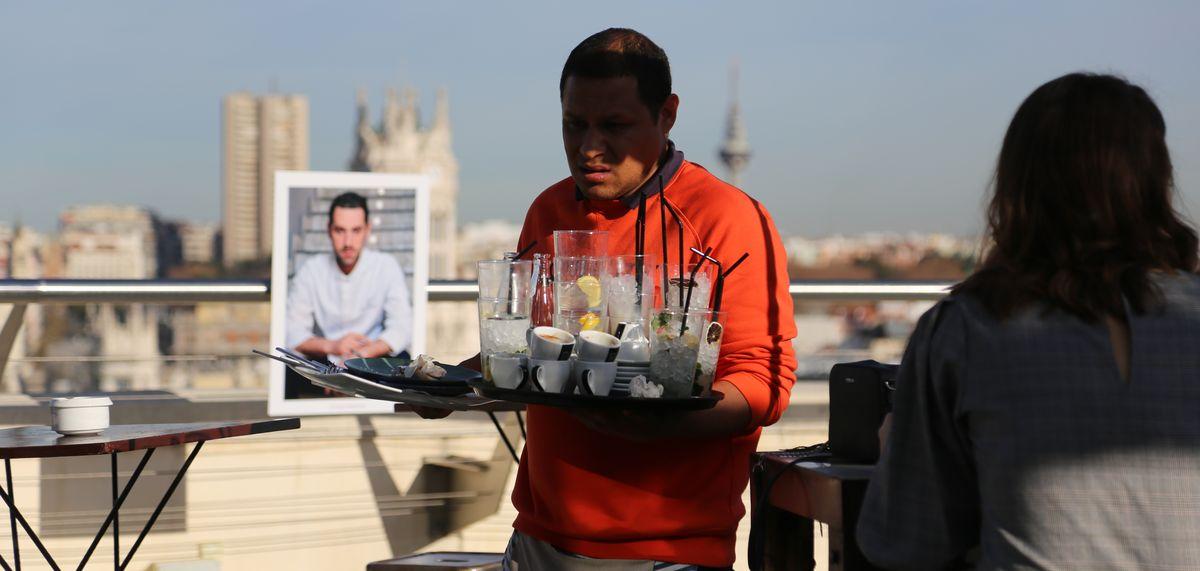 Trabajador de hostelería en Madrid