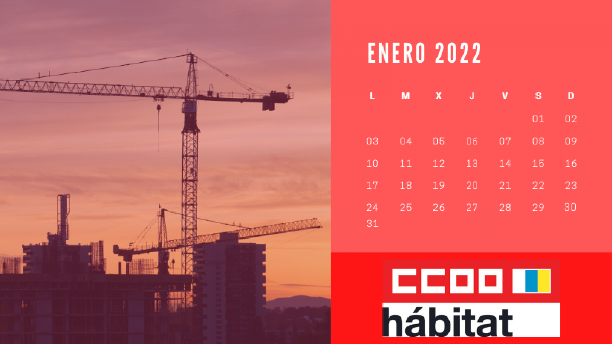 Firmado el calendario laboral de la Construcción de Santa Cruz de Tenerife 2022