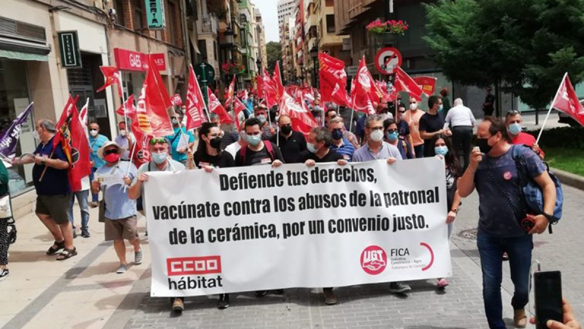 14 de julio: Huelga indefinida en el sector del azulejo