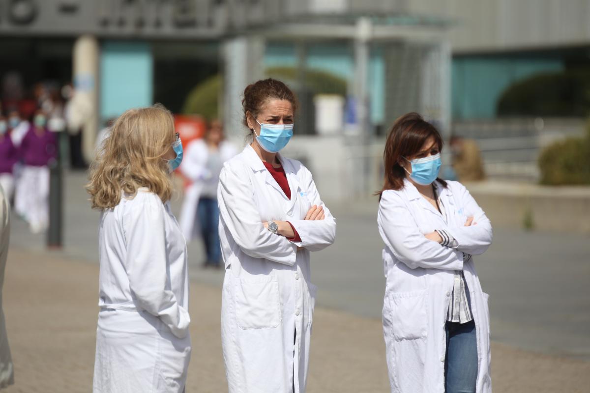 Trabajadoras de la sanidad pública madrileña