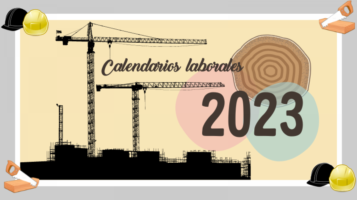 Firmados los calendarios de Construcción y de los tres sectores de la Madera de Asturias para 2023