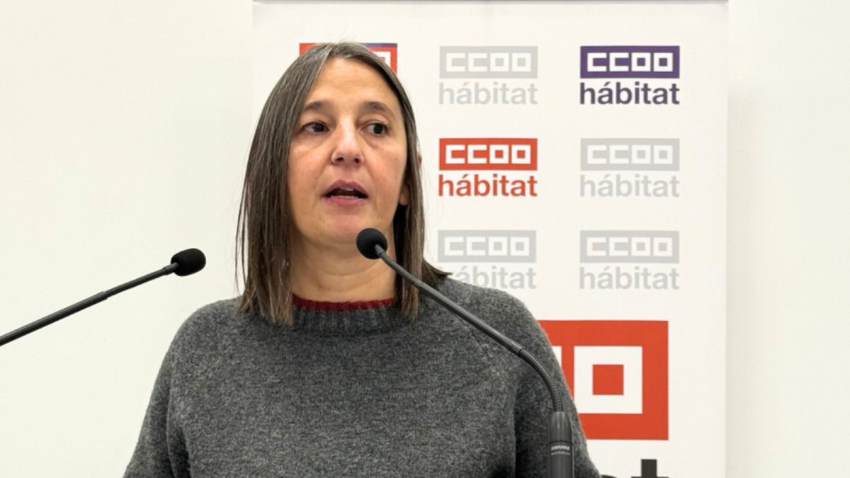 Alejandra Gesto Montes, secretaria general de CCOO del Hábitat de Galicia.