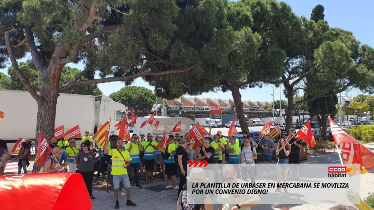 Concentración Urbaser Mercabarna