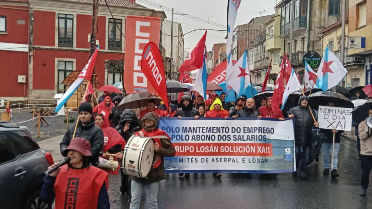 Manifestación Losán Galicia